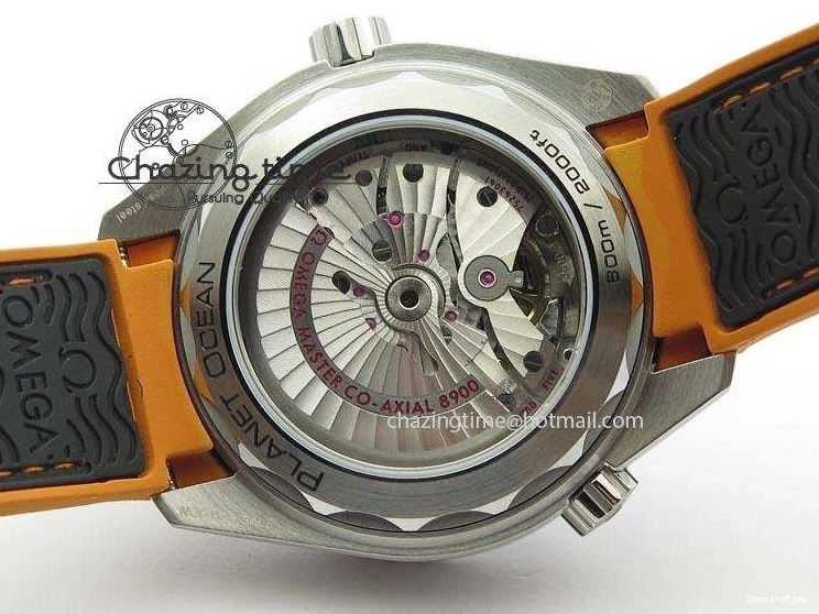 0411 ComfortFit 2016 Planet Ocean 45mm SS JHF Gray Dial On Nylon Strap A 8226